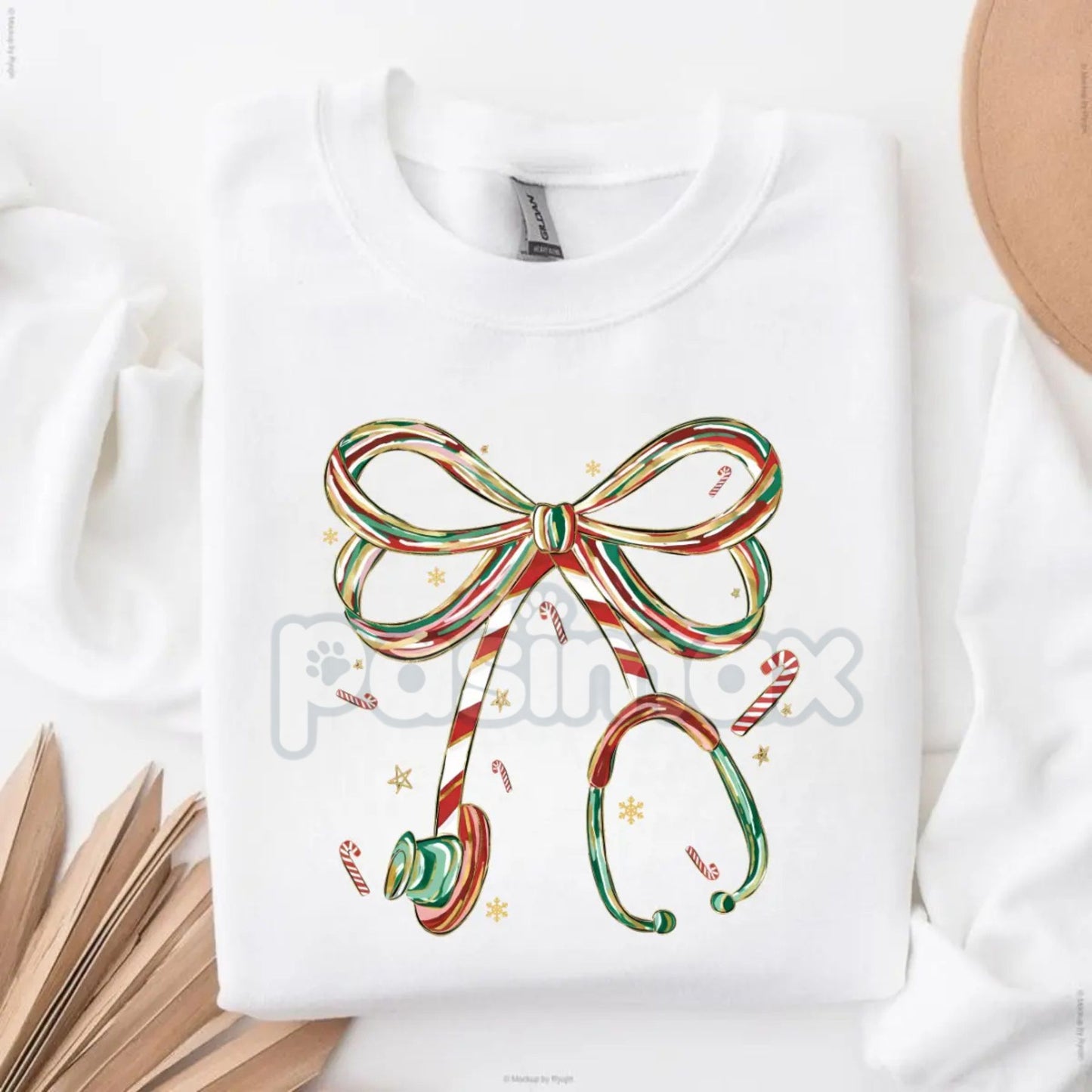 Christmas Nurse Sweatshirt | Heart of Christmas Holiday Medical Crewneck | Sentimental RN LPN Jumper Gift