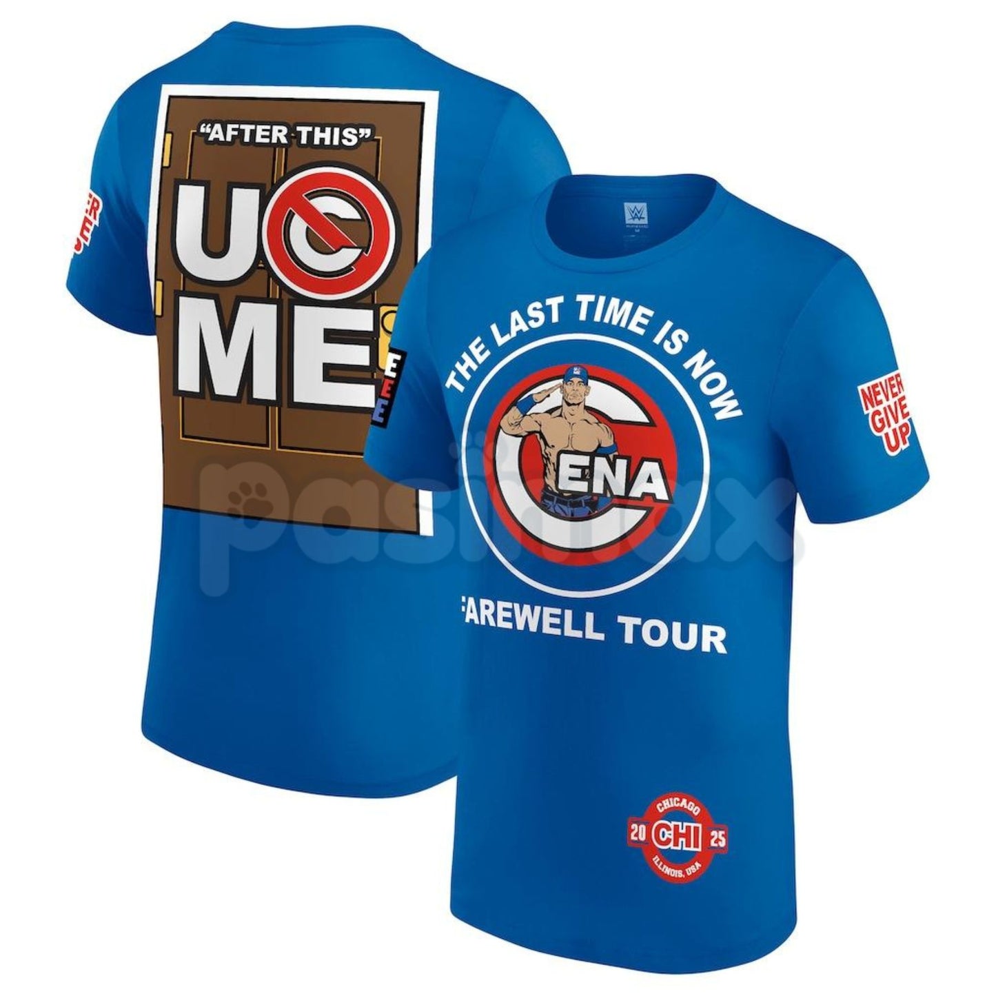 JOHN CENA Farewell Tour 2025 Collection T-Shirt - WWE Wrestling Legend Commemorative Tee, Hustle Loyalty Respect Fan Apparel, Never Give Up Nostalgia Gift
