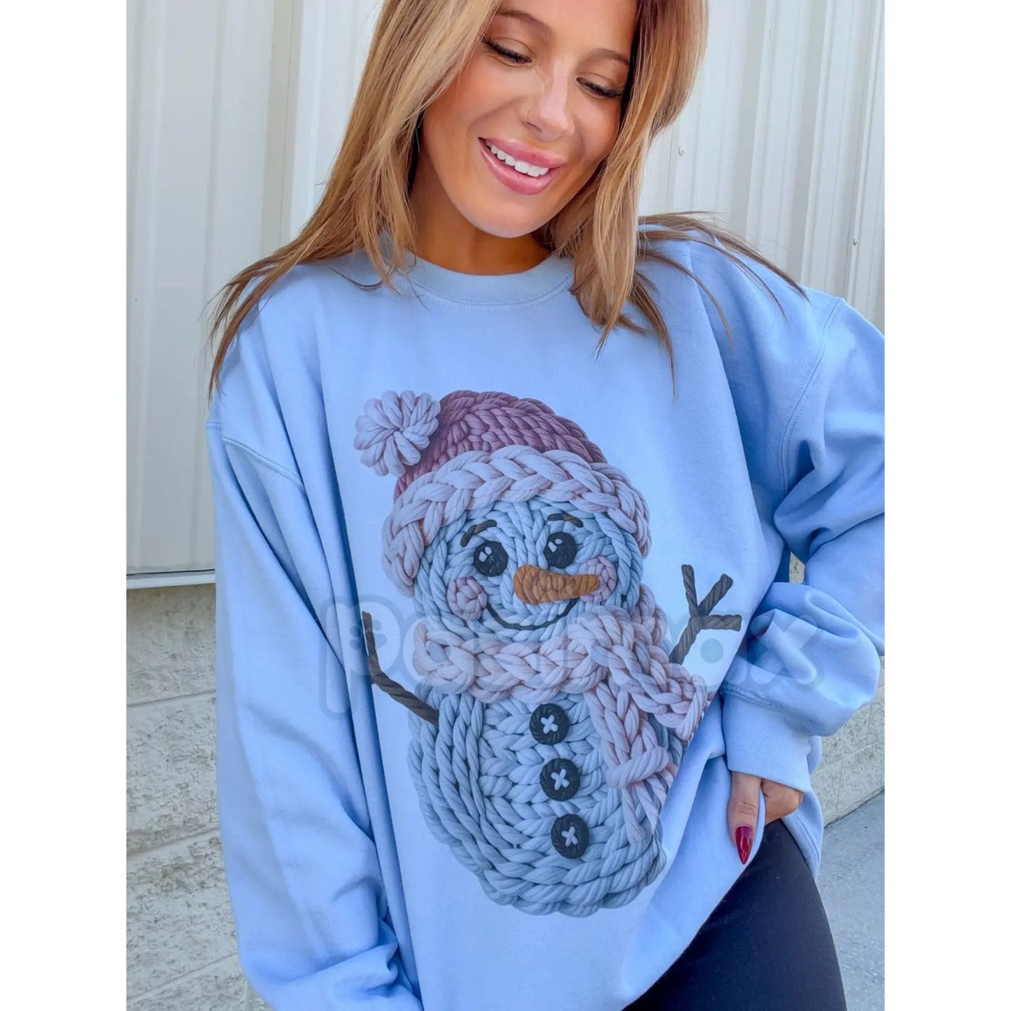 Whimsical Snowman Graphic Top | Cozy Winter Holiday T-Shirt or Sweatshirt | Cute Family Apparel