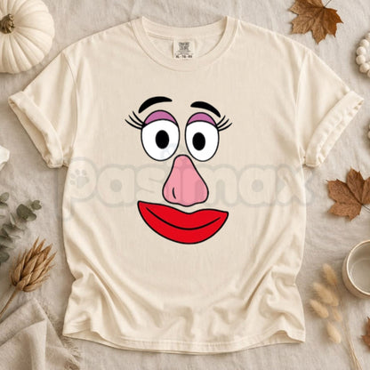 Comfort Colors® Mr & Mrs Potato Head Thanksgiving T-Shirt – Custom Halloween Couple Graphic Tee, Funny Fall Family Unisex Top & Gift