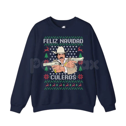 Vicente Fernández Ugly Christmas Sweatshirt | El Rey Mariachi Holiday Jumper | Funny Mexican Legend Xmas Gift | Ranchera Music Fan