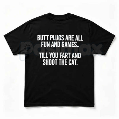 Funny Sarcastic Saying Graphic T-Shirt – Humorous Adult Joke Quote Back Print Unisex Tee