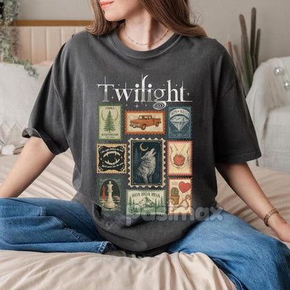 'Forks Washington' Inspired T-shirt – Twilight Fan Merch, Bookish Gift, 'Hoa Hoa Hoa Season' Tee, Team Jacob & Edward Apparel