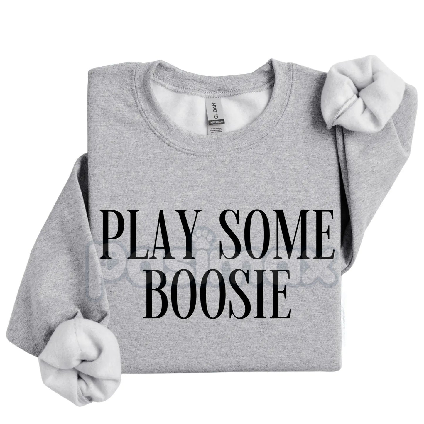 "Play Some Boosie" Badazz Crewneck Sweatshirt | Southern Hip-Hop Legend Apparel | Rap Music Streetwear