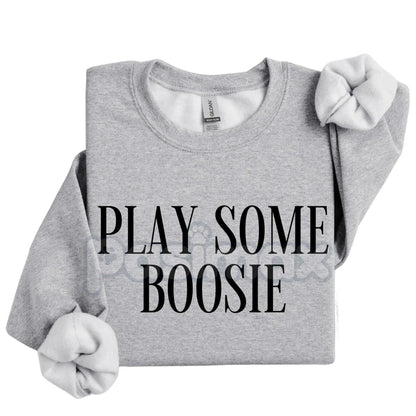 "Play Some Boosie" Badazz Crewneck Sweatshirt | Southern Hip-Hop Legend Apparel | Rap Music Streetwear