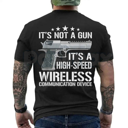 High Speed Wireless Communication T-Shirt – Funny Tactical Operator Graphic Unisex Tee