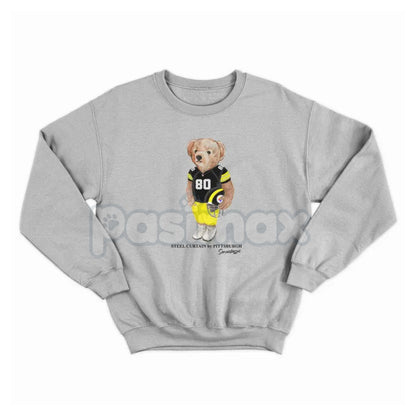 Vintage Sport Varsity Football All Team Graphic Sweatshirt – Retro Style Crewneck Pullover