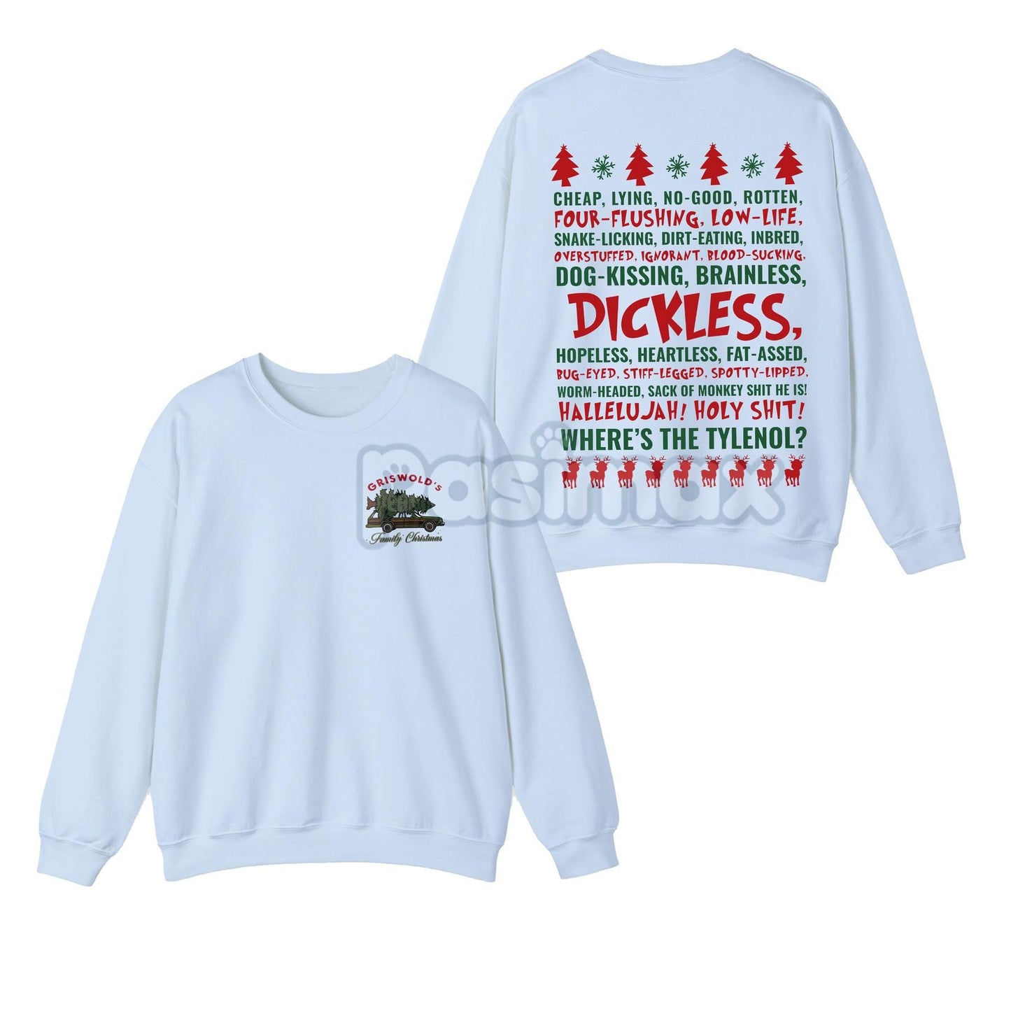 Dickless Griswold Christmas Sweatshirt – Funny National Lampoon's Movie Top