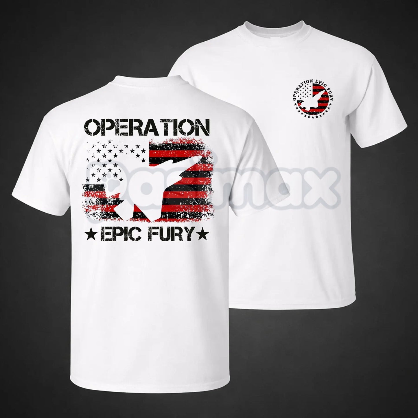 Operation Eric Fury Military T-Shirt - B-2 Spirit & F-35 Lightning II Stealth Tee, Premium 100% Cotton Aviation Graphic Shirt, Tactical Air Force Fan Top, Modern Stealth Bomber Streetwear, Unique Gift for Pilots & Veterans