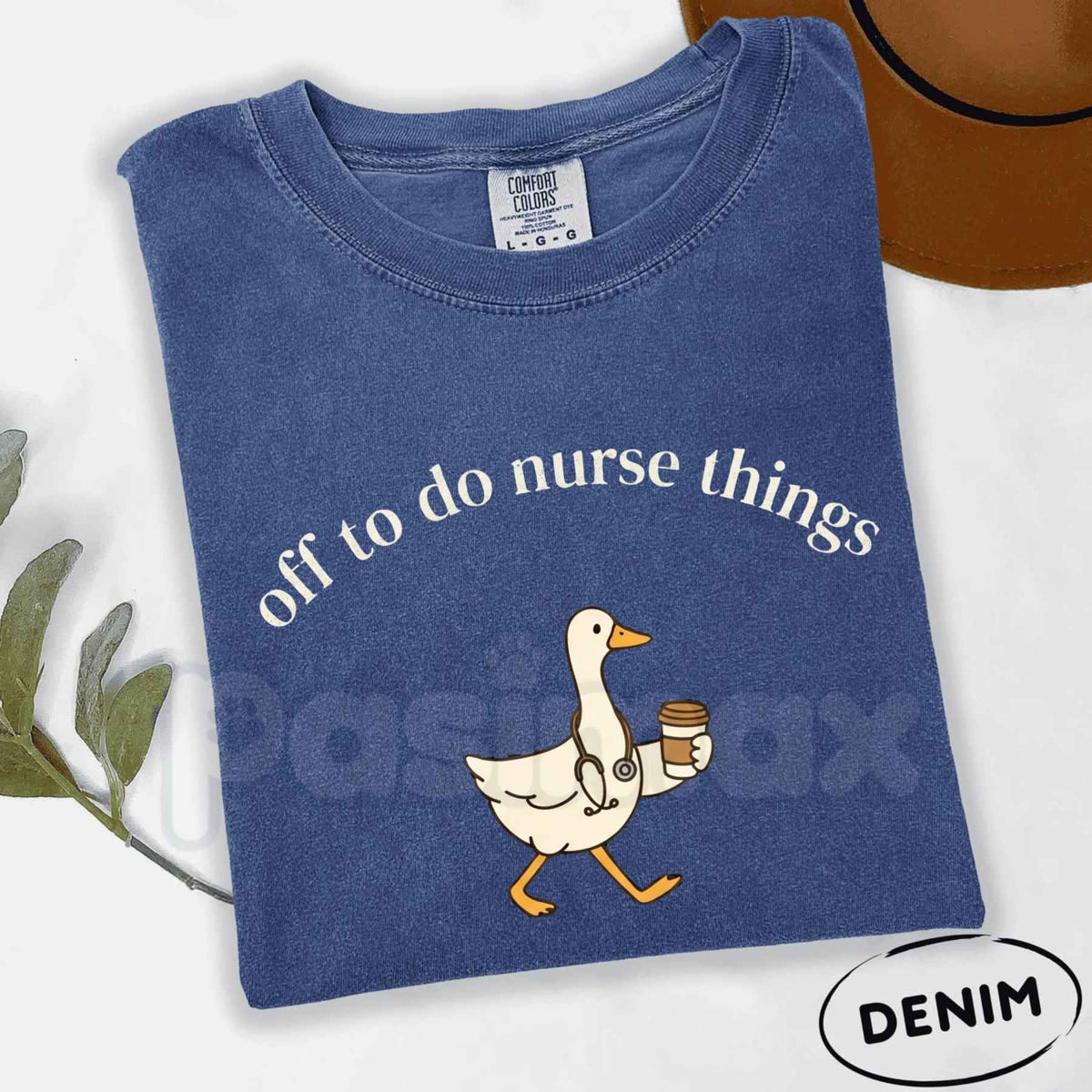 Comfort Colors® Off To Do Nurse Things T-Shirt – Funny Nursing Student & RN Graphic Tee, Retro Medical Unisex Top & Gift