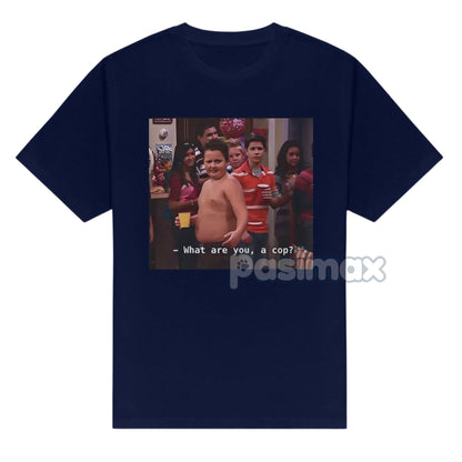 Gibby "What Are You A Cop" T-Shirt - Funny iCarly Quote Tee, Unisex Pop Culture Apparel