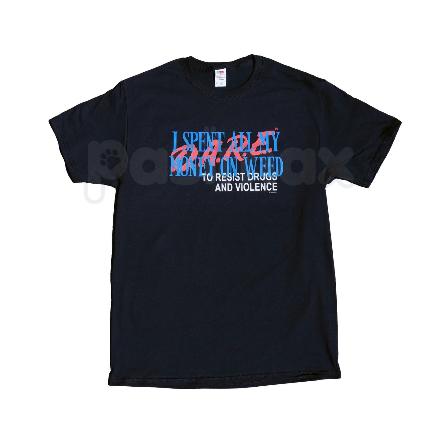 "I Spent All My Money On Weed" Funny T-Shirt – Retro Stoner Graphic Tee, Premium 100% Cotton Cannabis Humor Top, Soft Lived-In Heavyweight 420 Lifestyle Shirt, Made in USA