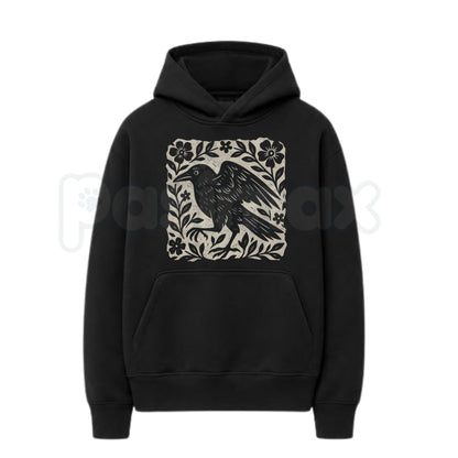 Gothic Raven Graphic Shirt – Edgar Allan Poe Nevermore Hoodie & Dark Academia Witchy Sweatshirt