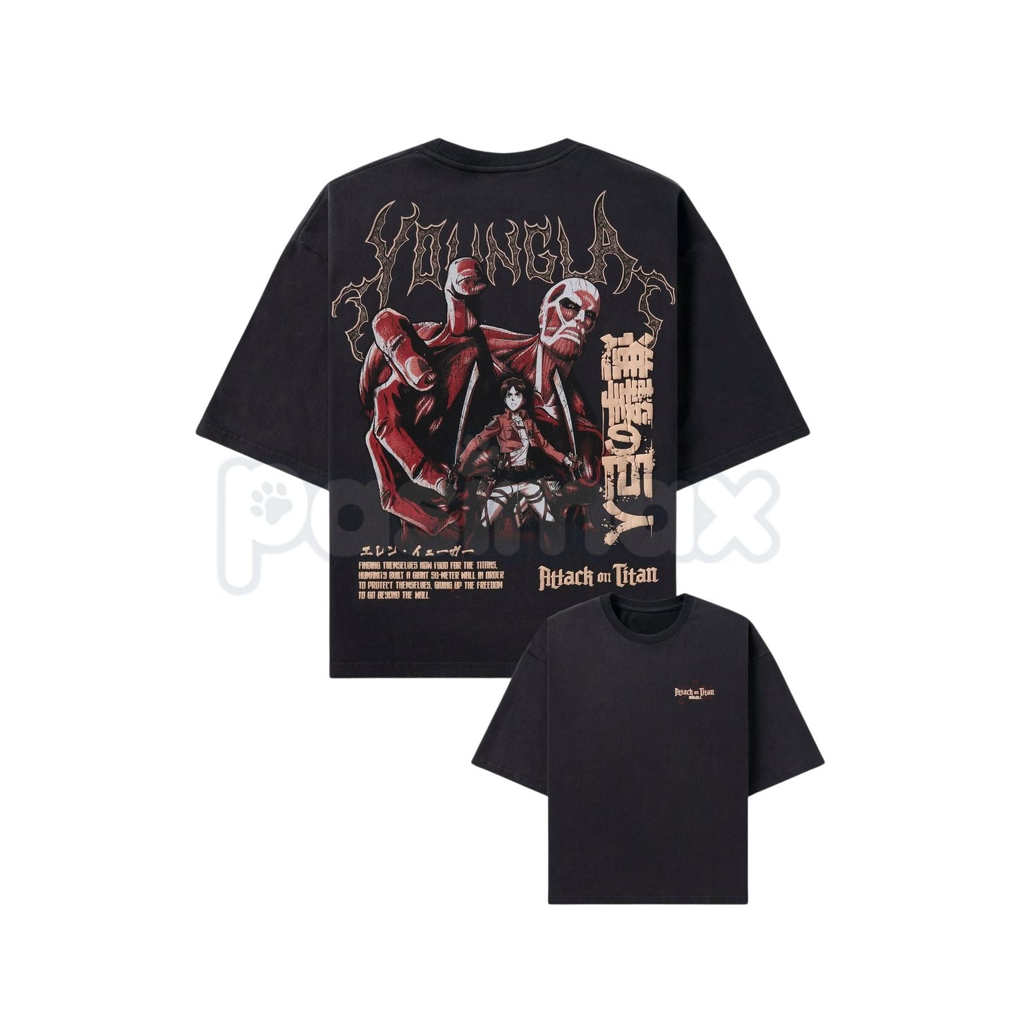 Attack on Titan Anime T-Shirt (Shiganshina) - Titans Horror Graphic Tee, Themed AOT Fan Apparel, Freedom Seeker Gift