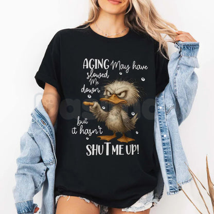 Comfort Colors® Cute Animal Humor Print T-Shirt – Funny Illustrated Creature Graphic Tee, Aesthetic Animal Lover Gift, Whimsical Vintage Cotton Shirt