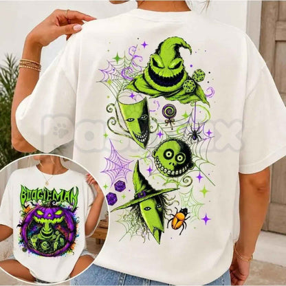 Welcome to Our Nightmare T-Shirt – Horror Friends Halloween Unisex Cotton Graphic Tee