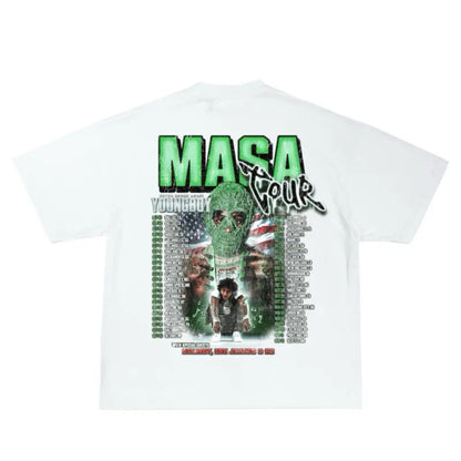 YoungBoy Never Broke Again MASA Tour T-Shirt - Vintage Concert Graphic Tee, NBA YoungBoy Fan Apparel