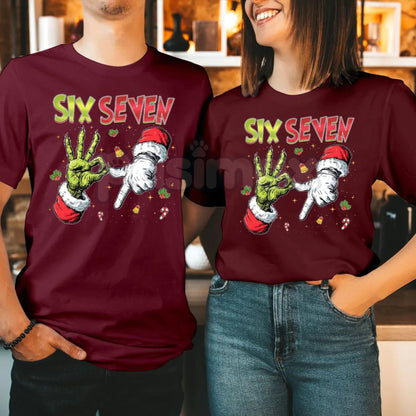 Trending Six Seven Meme T-Shirt (6-7 Bruh) - Viral Internet Sensation Tee, TikTok Humor Apparel, Must-Have Slogan Shirt