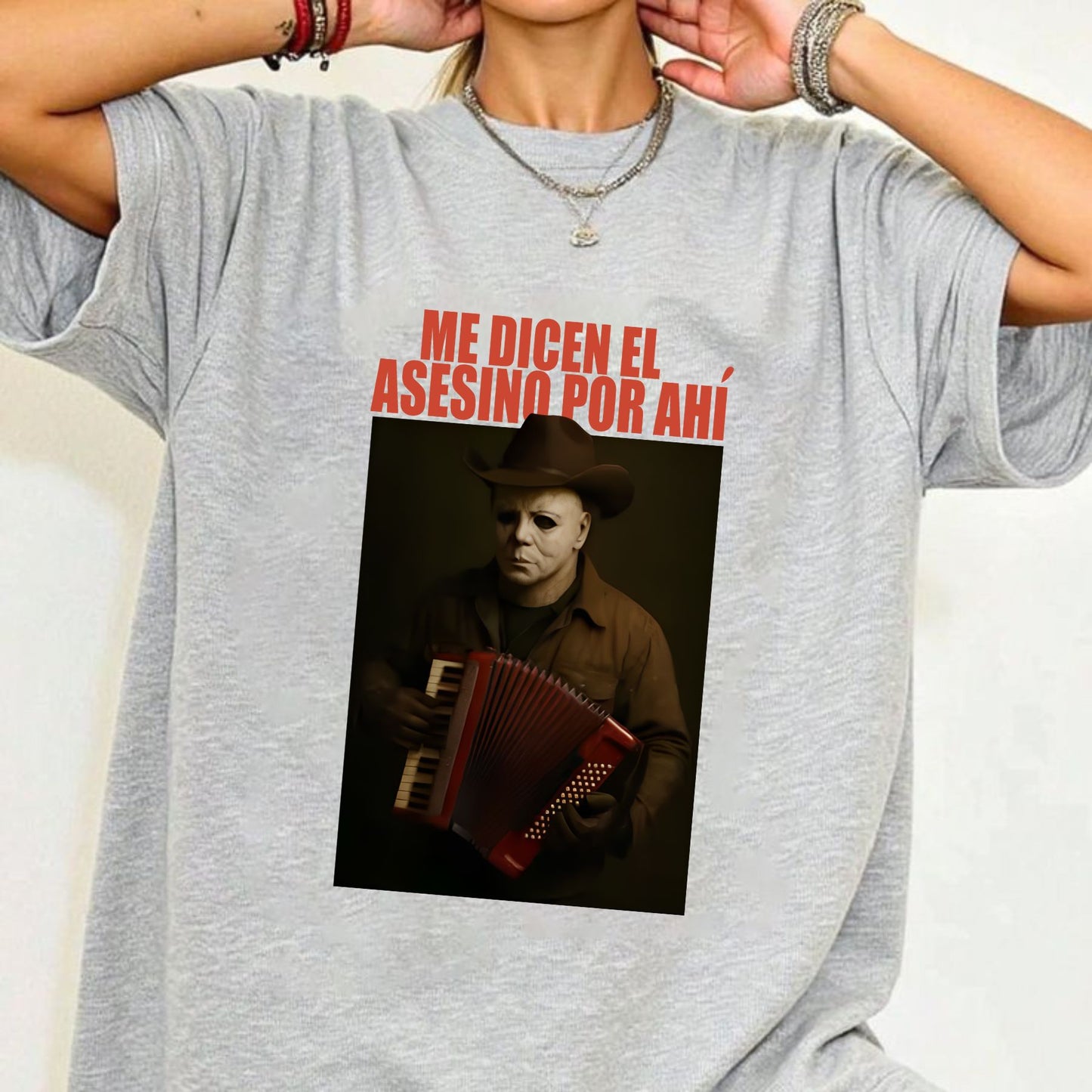 Miguel do Acordeon T-Shirt - Forró & Brazilian Music Fan Tee, Accordion Graphic