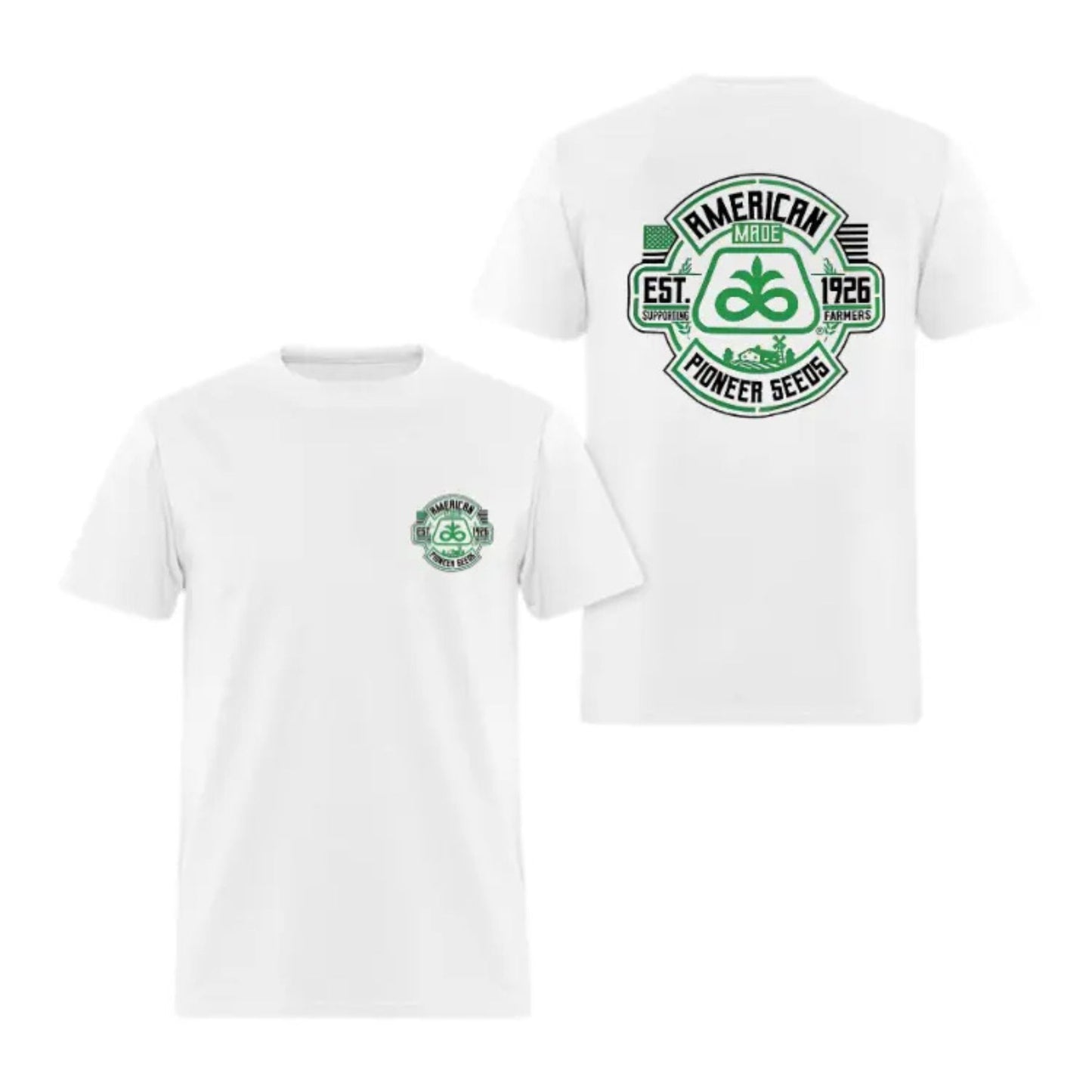 Pioneer Seeds T-Shirt - Farming & Ranching Apparel, American Heritage Graphic Tee