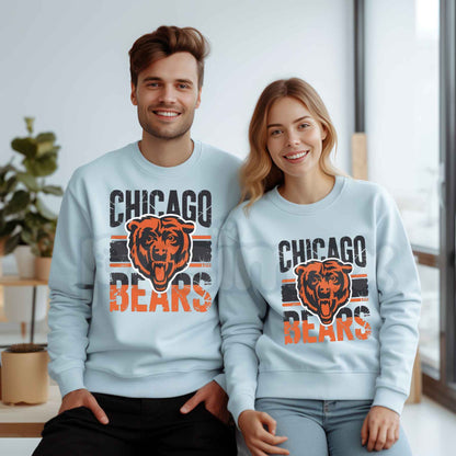 Chicago Bears Football Sweatshirt | Retro Gridiron Game Day Crewneck