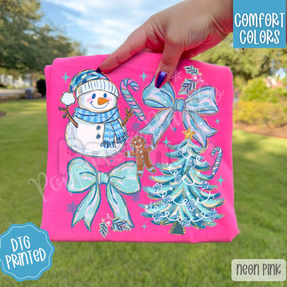 'I'll Have a Blue Christmas' Comfort Colors® T-Shirt – Retro Holiday Song Tee, Trendy Winter Aesthetic Apparel