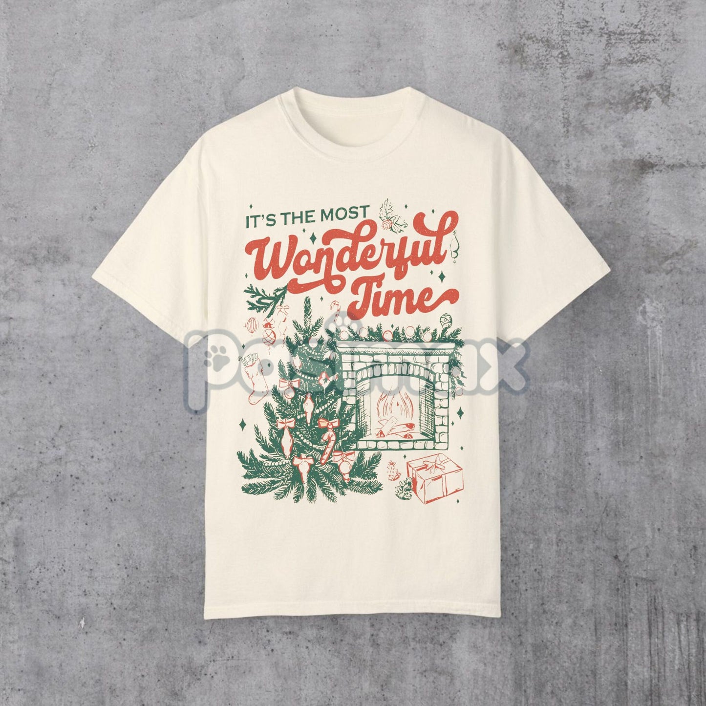 "It's The Most Wonderful Time" Christmas Shirt - Merry Christmas Shirt, Classic Holiday Slogan Tee