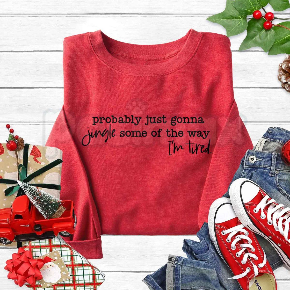 Love In Faith Christmas Sweatshirt | Womenswear Holiday Faith Crewneck