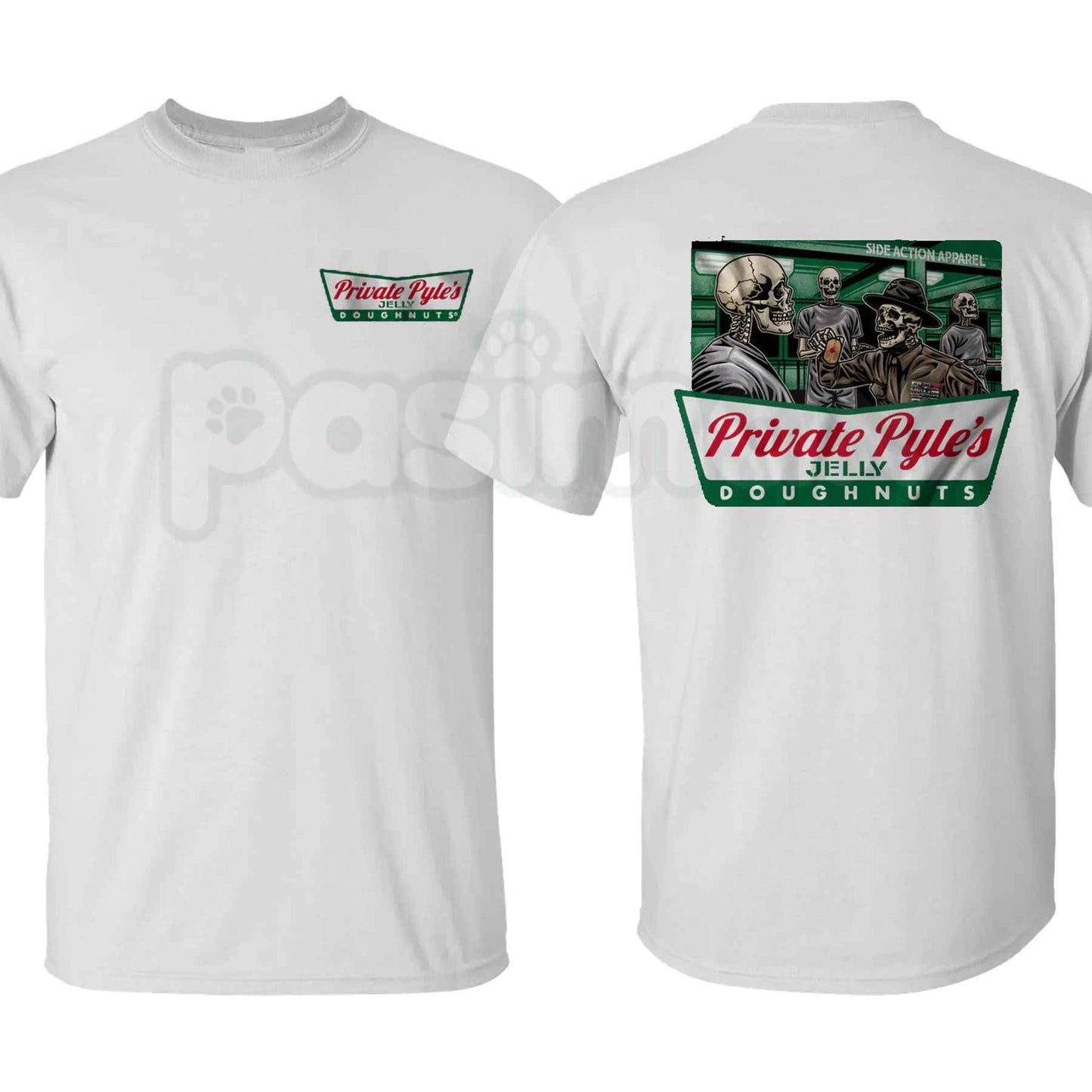 Private Pyle's Jelly Doughnuts T-Shirt – Funny Military Movie Quote Patriotic Unisex Cotton Tee