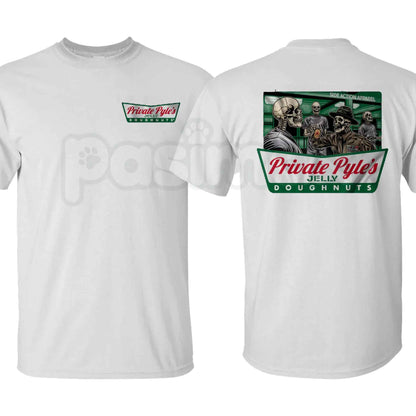 Private Pyle's Jelly Doughnuts T-Shirt – Funny Military Movie Quote Patriotic Unisex Cotton Tee
