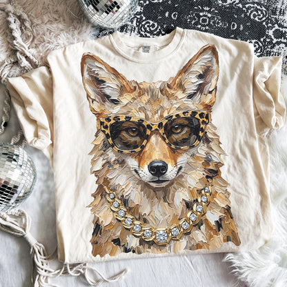 Comfort Colors® Glam Whitetail Animals Hunting Season T-Shirt – Preppy Leopard Print Deer, Duck, Bear & Elk Graphic Unisex Top