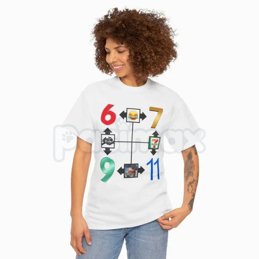 67911 Unisex Heavy Cotton T-Shirt – Premium 100% Cotton Structured Graphic Tee, Soft Lived-In Heavyweight Industrial Top, Minimalist Essential Daily Silhouette Shirt, Made in USA-Pasimax