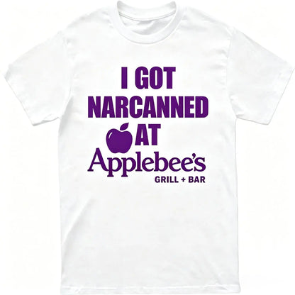 "I Got Narcanned At Applebee's" T-Shirt – Funny Gen Z Absurdist Graphic Tee