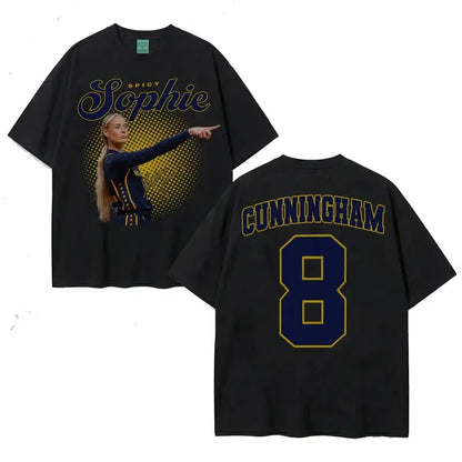 Sophie 8 Two-Sided Basketball Graphic Tee – Retro Gameday Hoops Fan Unisex Double-Sided T-Shirt