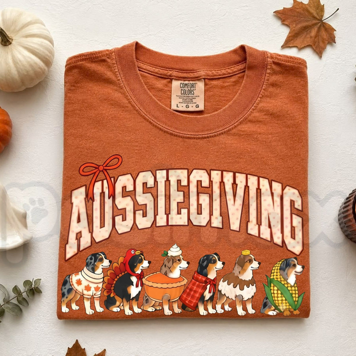 Comfort Colors® Thanksgiving Dog Breeds T-Shirt – Retro Pumpkin Fall Graphic Tee, Cute Dog Lover Unisex Top & Autumn Gift