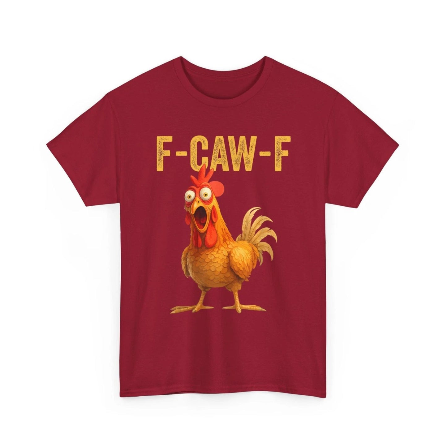 FCAWF Chicken T-Shirt - Funny Adult Humor Tee, Cotton Unisex Graphic Shirt