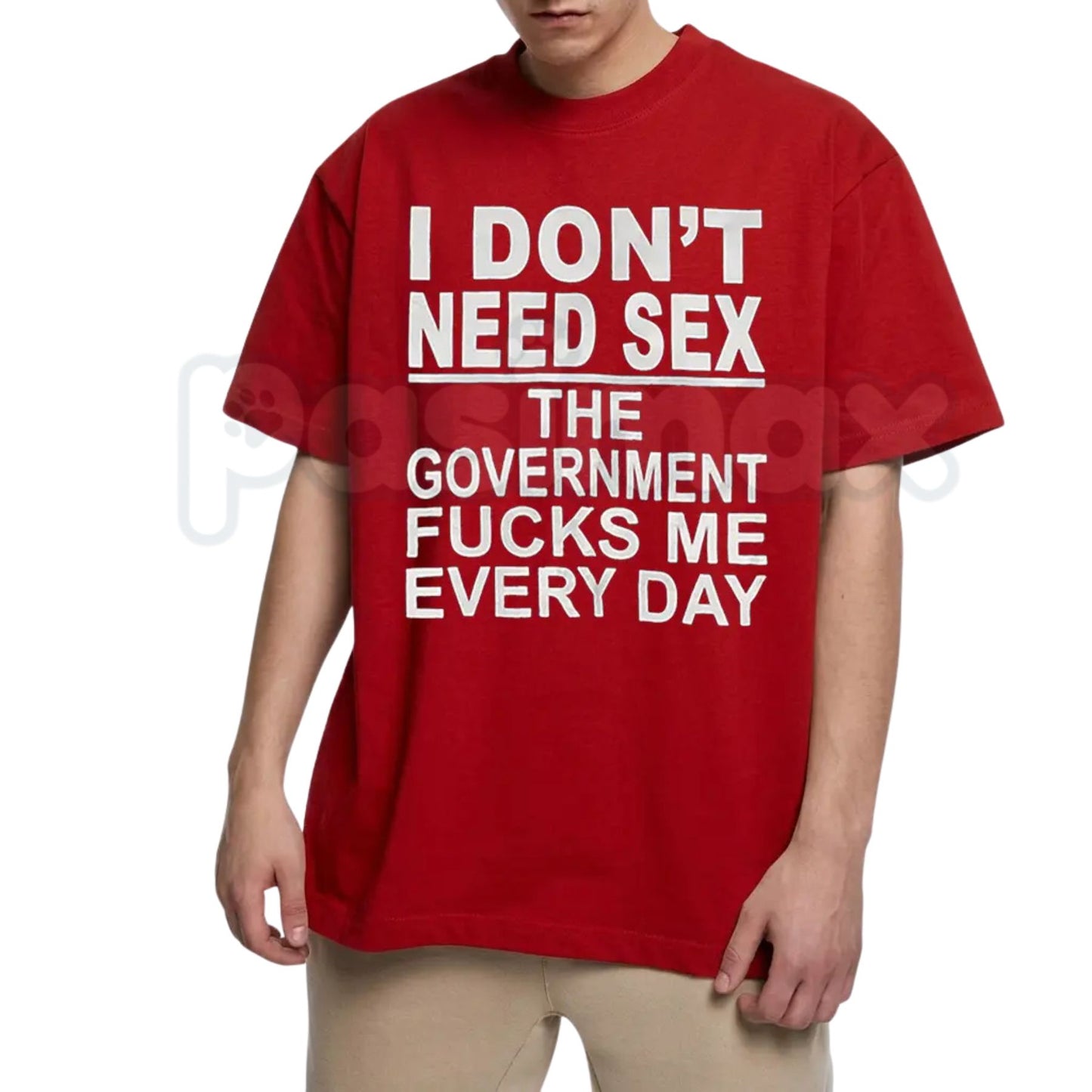 "Government Fk Me Every Day" Graphic T-Shirt – Bold Political Sarcastic Tee, Premium 100% Cotton Pro-Liberty Top, Soft Lived-In Heavyweight Anti-Bureaucracy Shirt, Made in USA