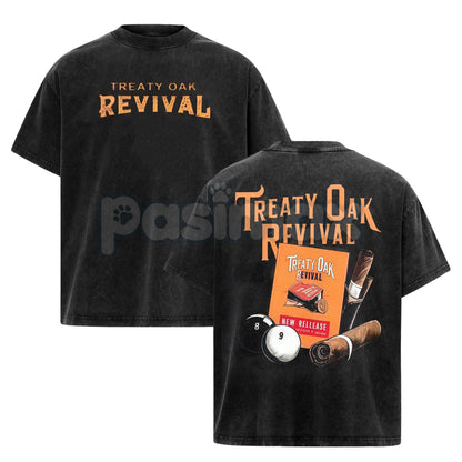 Retro Treaty Oak Revival T-Shirt – Vintage Rock Band Graphic Tee, Rock Music Lover Shirt