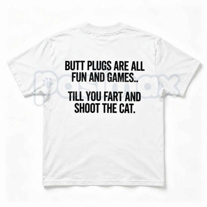 Funny Sarcastic Saying Graphic T-Shirt – Humorous Adult Joke Quote Back Print Unisex Tee