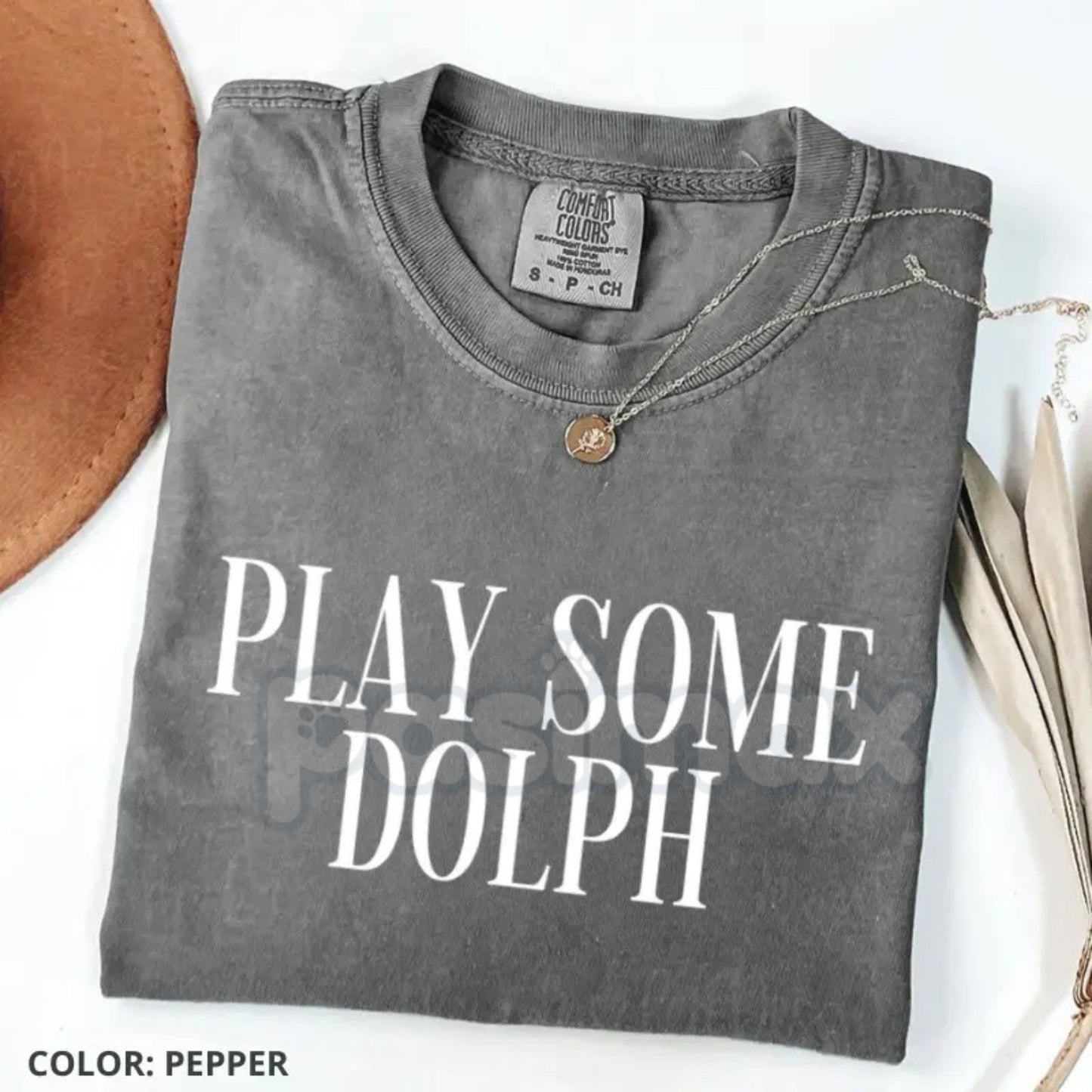 Comfort Colors® "Play Some Dolph" T-Shirt – Hip Hop Tribute Quote Tee, Long Live Dolph Rap Legend Shirt, Trendy Memphis Hip Hop Gift for Women
