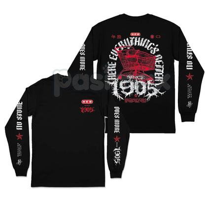 Vintage Metal Rock Since 1905 T-Shirt - 2 Side Print Retro Graphic Tee, Classic Rock History Humor Apparel, Unisex Metal Fan Gift