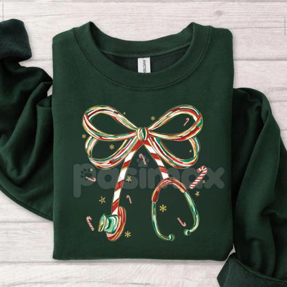 Christmas Nurse Sweatshirt | Heart of Christmas Holiday Medical Crewneck | Sentimental RN LPN Jumper Gift