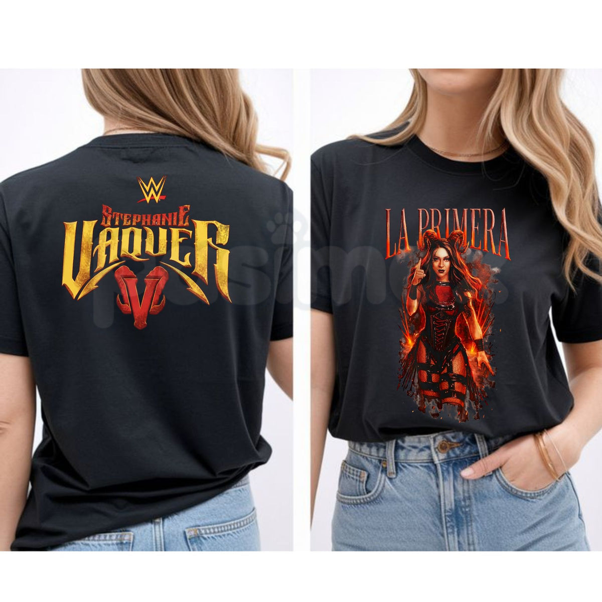 Stephanie Vaquer La Primera T-Shirt – Pro Wrestling World Champion Graphic Tee