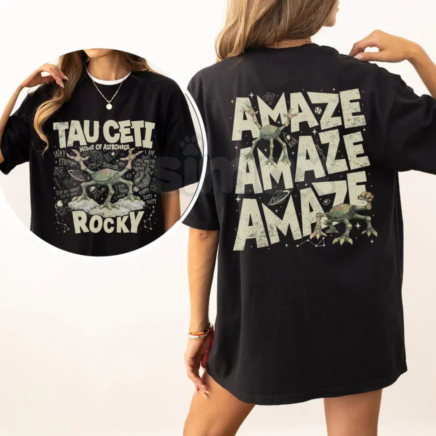 Comfort Colors® Rocky Tau Ceti T-Shirt – Project Hail Mary "Home of Astrophage" Tee, Ryland Grace Sci-Fi Graphic Shirt, Amaze! Bookish Gift