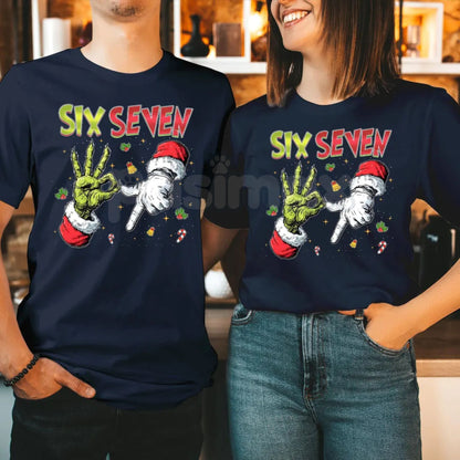 Trending Six Seven Meme T-Shirt (6-7 Bruh) - Viral Internet Sensation Tee, TikTok Humor Apparel, Must-Have Slogan Shirt