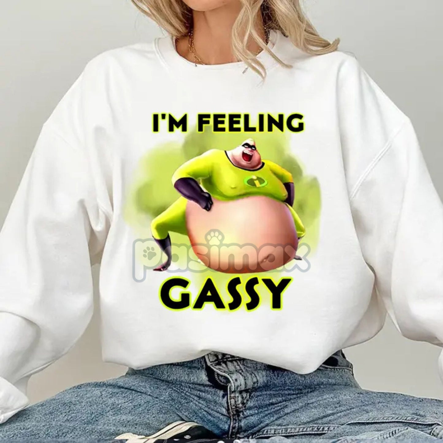 The Incredibles Gassy Sweatshirt – Fun & Humorous Disney Pixar Fan Apparel