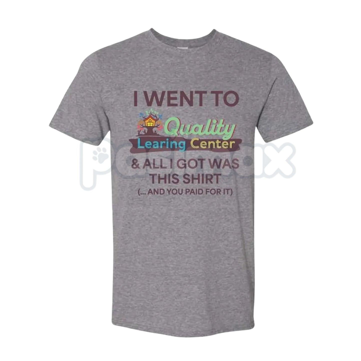 Learning Center Comfy and Quality T-Shirt - Vintage 90s Daycare Aesthetic Tee, Retro Educational Parody Shirt, Nostalgic Soft-Core Graphic Apparel