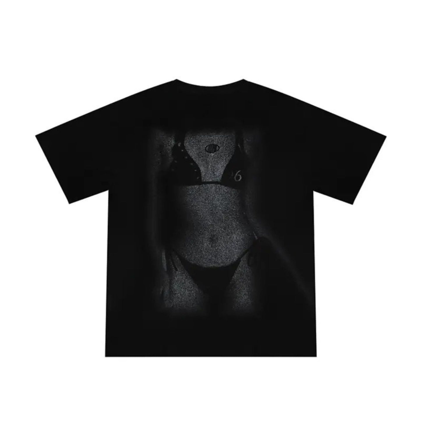 Beach Art T-Shirt - Vintage Summer Graphic Tee, Oversized Loose Fit Streetwear