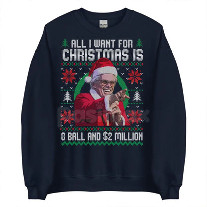 Baby Billy Freeman 'Running in the Halls' Christmas Sweatshirt | Righteous Gemstones Musical Moments Jumper | Ironic Holiday Fan Gear