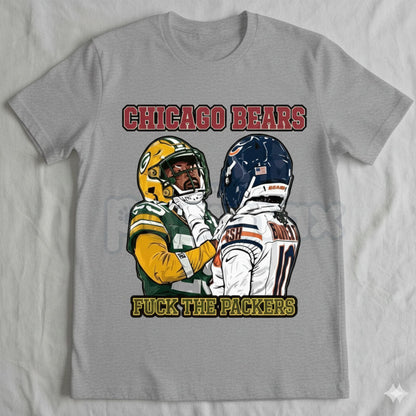 Chicago Bears Rivalry Clash T-Shirt - Gameday Football Pride Graphic Tee, Chicago vs. Everybody Fan Apparel, Classic North Midway Rivalry Shirt